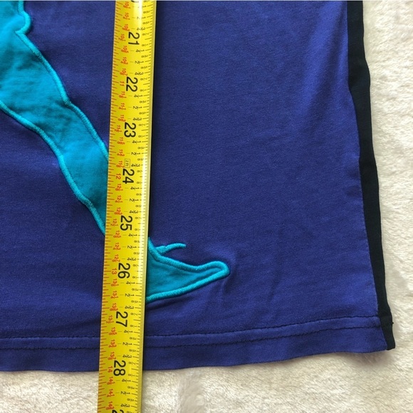 NIKE Air Michael Jordan Black/Blue/Purple T-Shirt Size Med - Picture 13 of 13